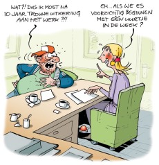 Cartoon in Leefbaars verkiezingsprogramma in 2010